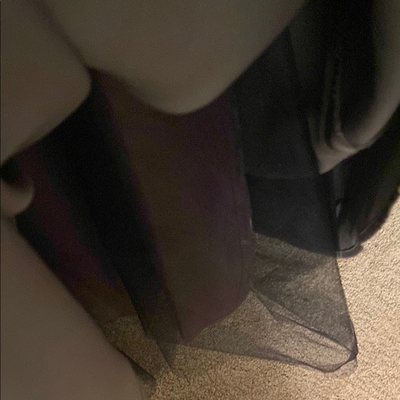 ABS Evening by Allen Schwartz Elegant Olive Green Satin Maxi Dress Size 6 - Picture 12 of 12